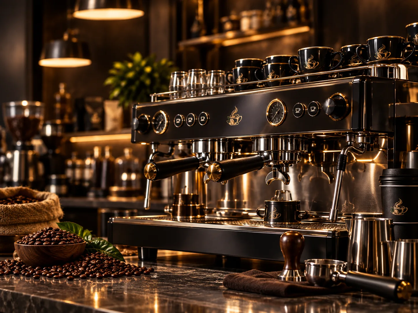 Professional espresso machine